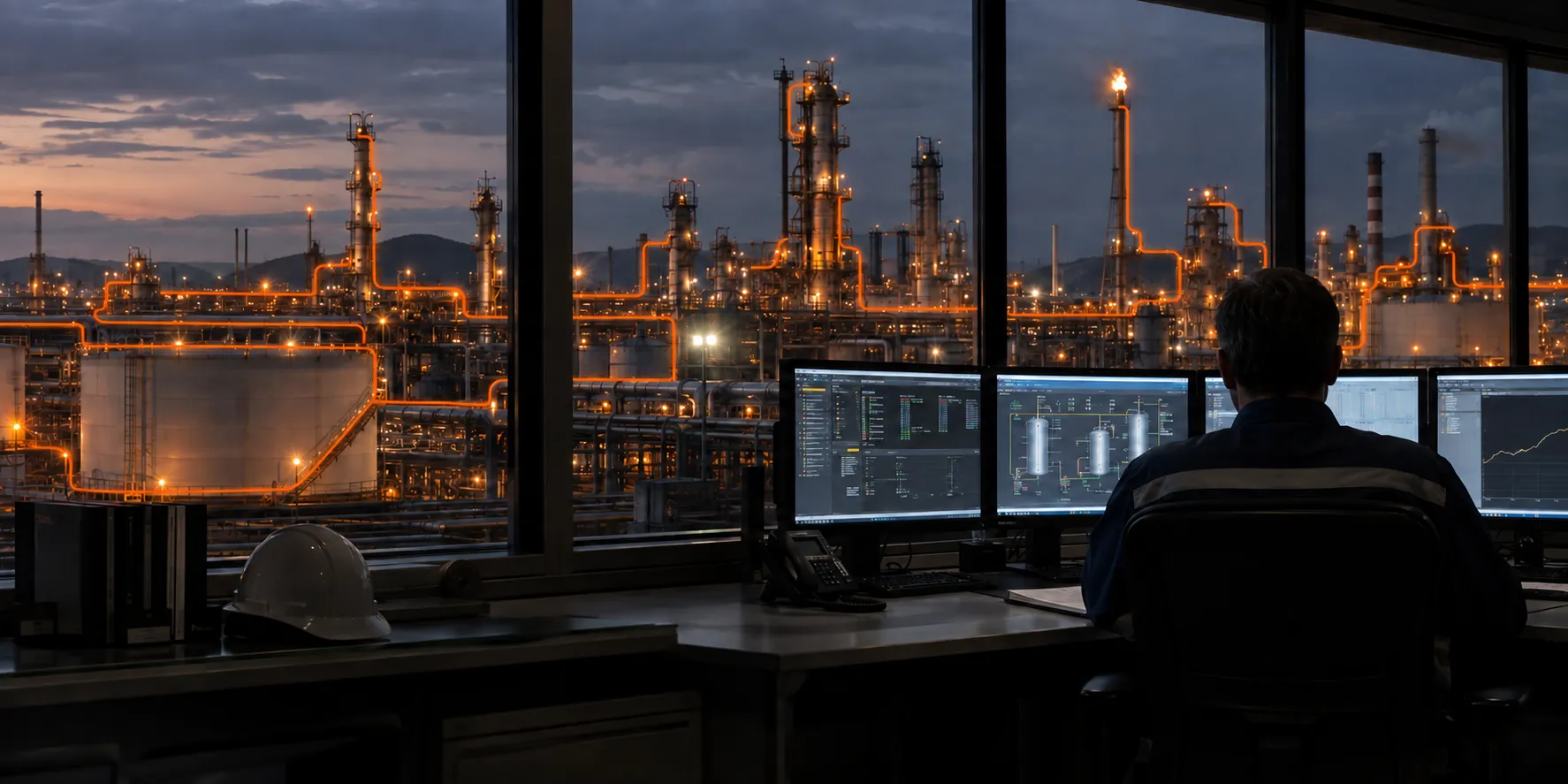 Промышленная система нефтегазового предприятия